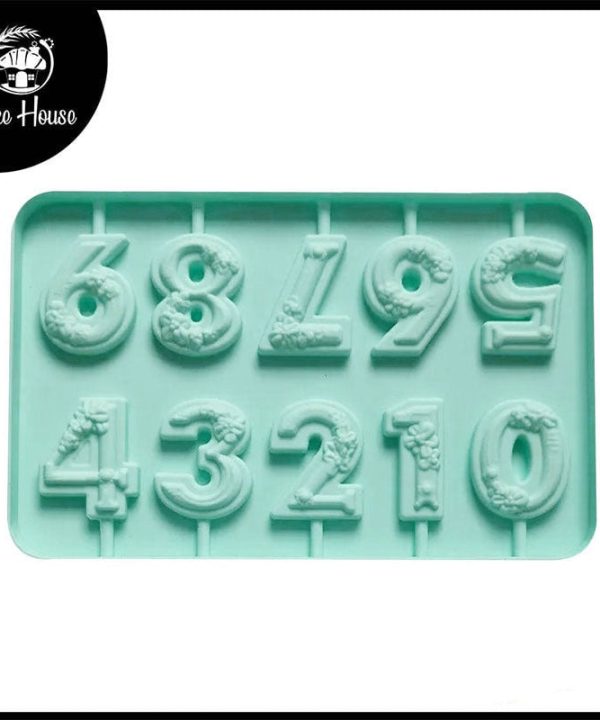 0 to 9 Flower Design Silicone Lollipop Mold Discount Codes Really Cheap