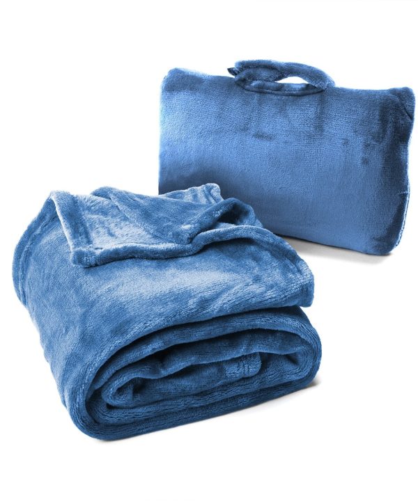 Cabeau Fold´n Go Blanket - Fleecedeken - Royal Blue Latest Collections Online