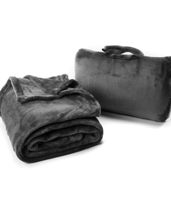 Cabeau Fold´n Go Blanket - Fleecedeken - Charcoal Grey Get To Buy Sale Online