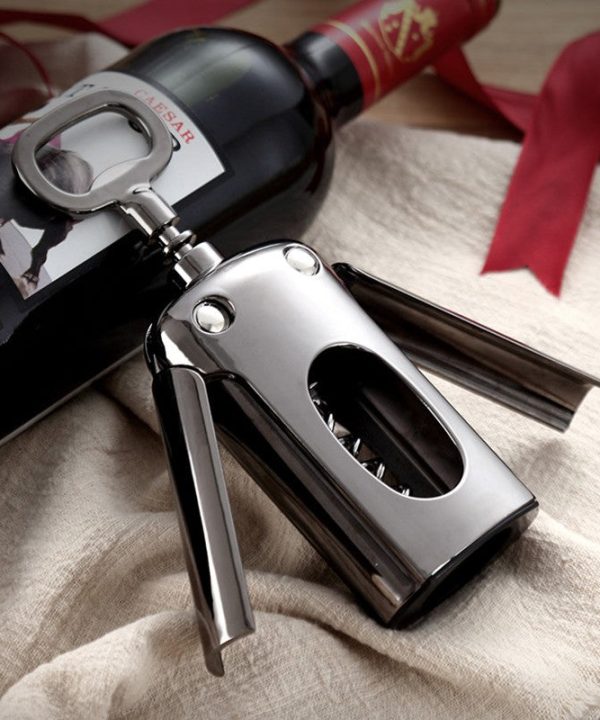 All-in-one Stainless Steel Winged Corkscrew, for Kitchen, Restaurant, Bars Shop For Sale