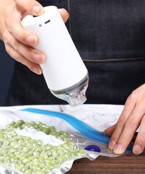 Automatic Rechargeable Handheld Cordless Food Vacuum Sealer, for Food Storage, Space Saving and Freezer Safe High Quality For Sale