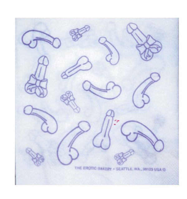 Pecker Party Napkins (8 Per Package) Free Shipping Fashionable