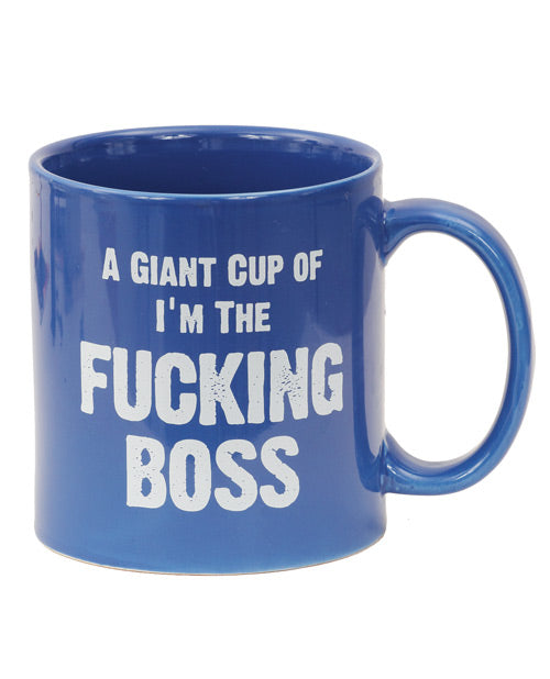 Attitude Mug A Giant Cup of I'm the Fucking Boss - 22 oz Online Cheap Pice