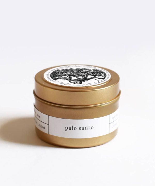 Palo Santo Gold Travel Candle Cheap Sale 2025 New