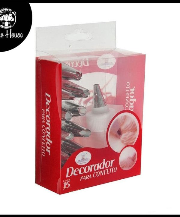 15Pcs Cake Decorating Nozzle Set With Reusable Piping Bag Newest Online