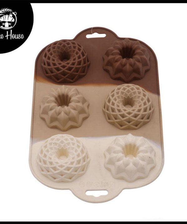 2 Design Mini Bundt Silicone Mold 6 Cavity For Sale Wholesale Pice