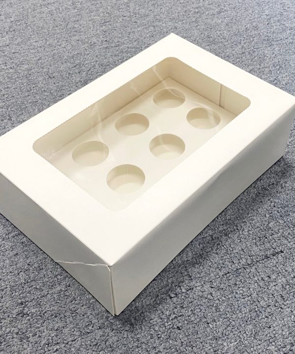 12 Mini Holes Clear Window CupCake Box With Inserts Wide Range Of Cheap Online