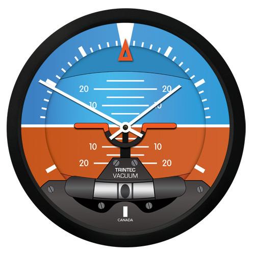 Trintec - 10'' Modern Artificial Horizon Round Clock | 2063-10 Cheap Sale Best Wholesale