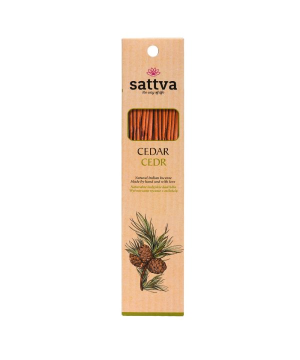 Natural Indian Incense naturalne indyjskie kadzidełko Cedr 15szt Order Cheap Online