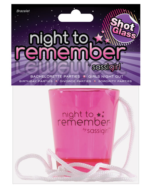 Night to Remember Shot Glass Necklace by sassigirl Cheap Sale Get Authentic