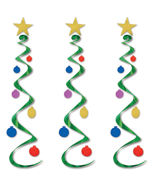 Holiday Tree Whirls Décor - Multi Color Clearance Original