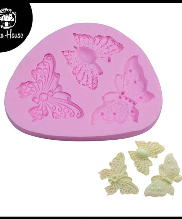 3 Different Butterflies Silicone Fondant Mold Cheap Get Authentic
