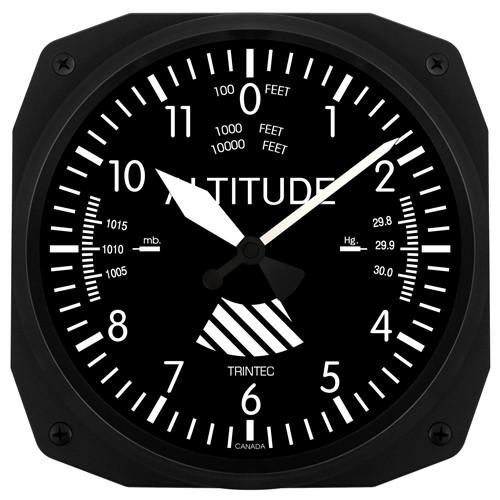 Trintec - 10'' Classic Altimeter Instrument Style Clock | 3060-10-C For Sale For Sale