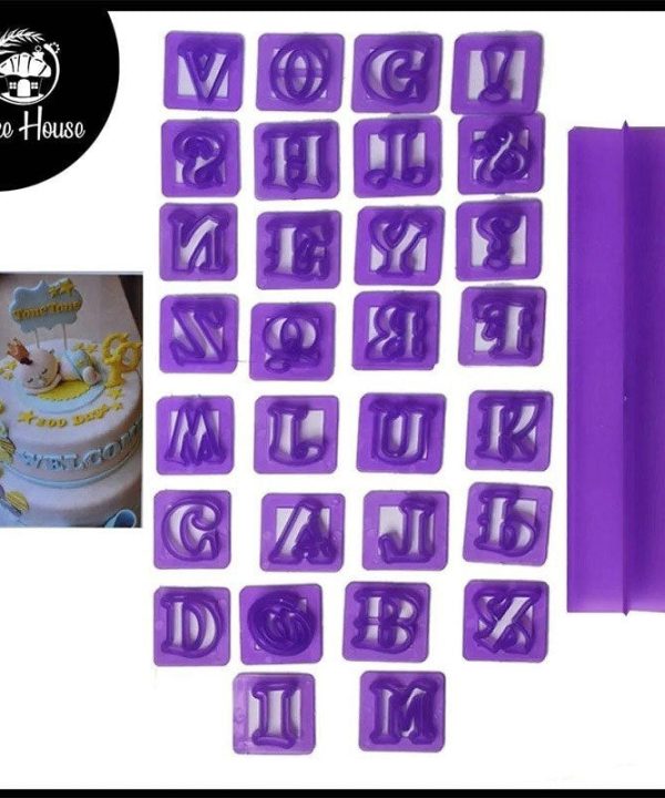 31-Piece Uppercase Alphabet Letter Cutter Set with Symbols - Plastic Newest Cheap Online