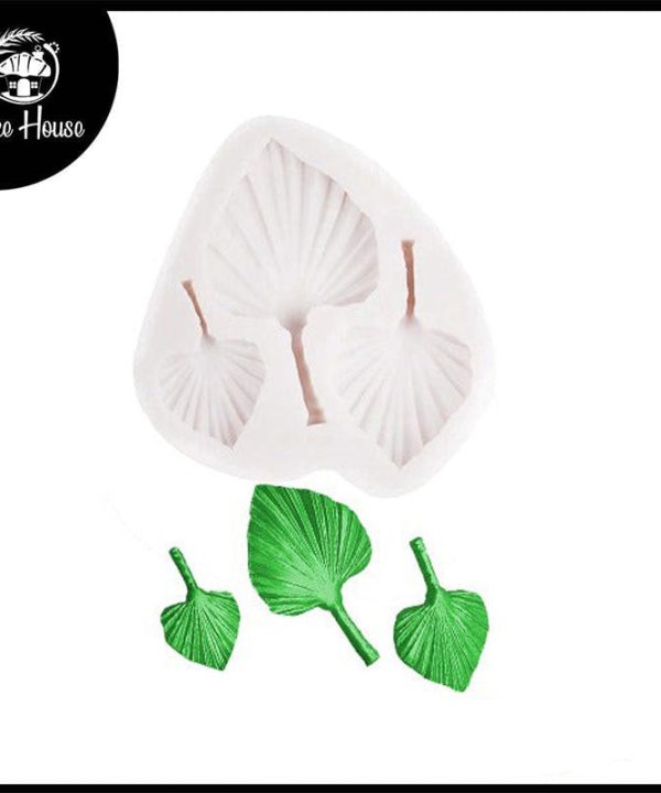 3D Cattail Leaf Fan Shape Silicone Fondant Mold 3 Cavity (Size 1) Sale Browse