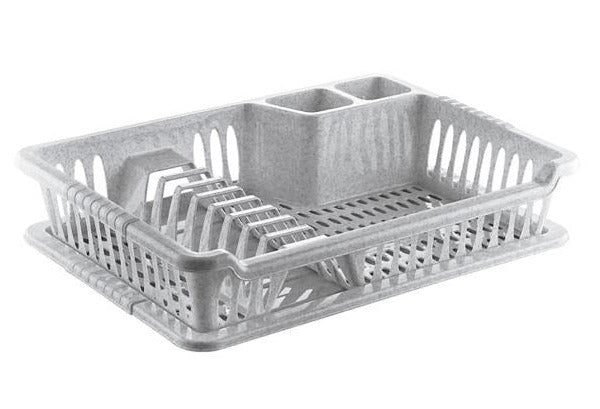 Premium Quality Dish Drainer Plate Drying Rack Cutlery Holder with Tray 40*29*8.5 cm High Quality For Sale