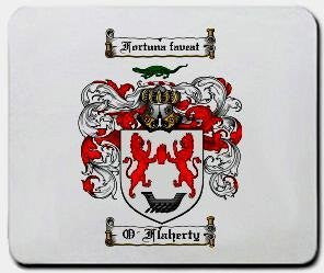 O'flaherty Family Shield / Coat Of Arms Mouse Pad Clearance Wholesale Pice