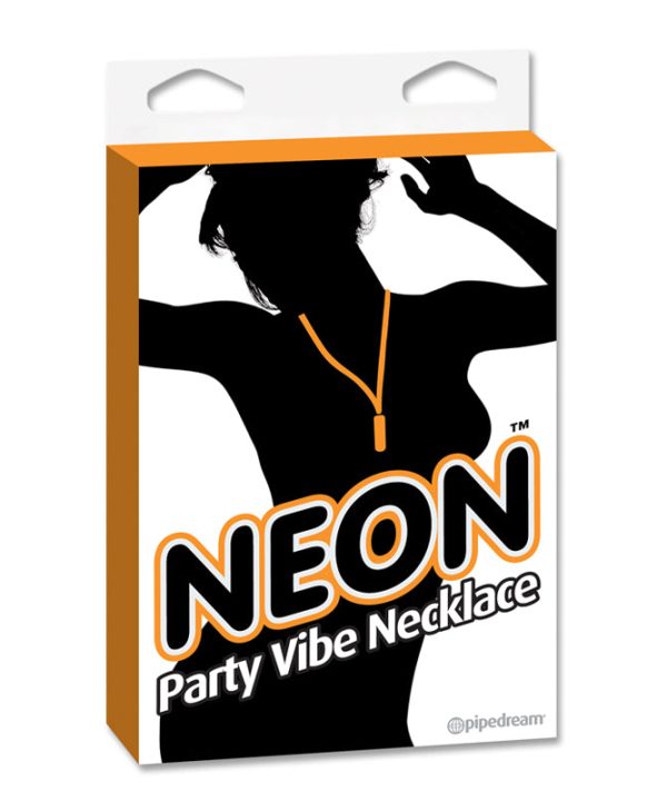 Neon Party Vibe Necklace Orange Best Sale Cheap Pice