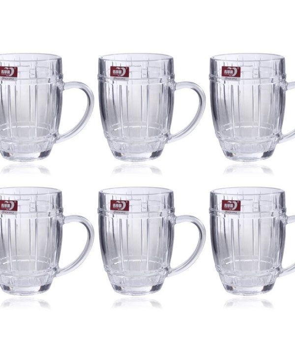 Premium Lead Free Glass Tea Cup Set of 6 pcs 210 ml Outlet Release Dates
