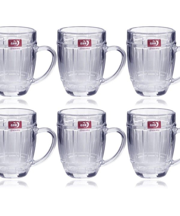 Multipurpose Glass Beverage Drinking Mug Tea & Coffee Mug Set of 6 pcs Buy Cheap Newest