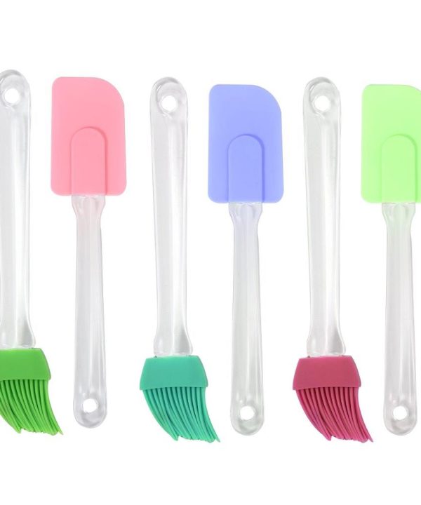 Non Stick Heat Resistant Silicone Spatula and Oil Brush Set 23 cm Buy Cheap Eastbay