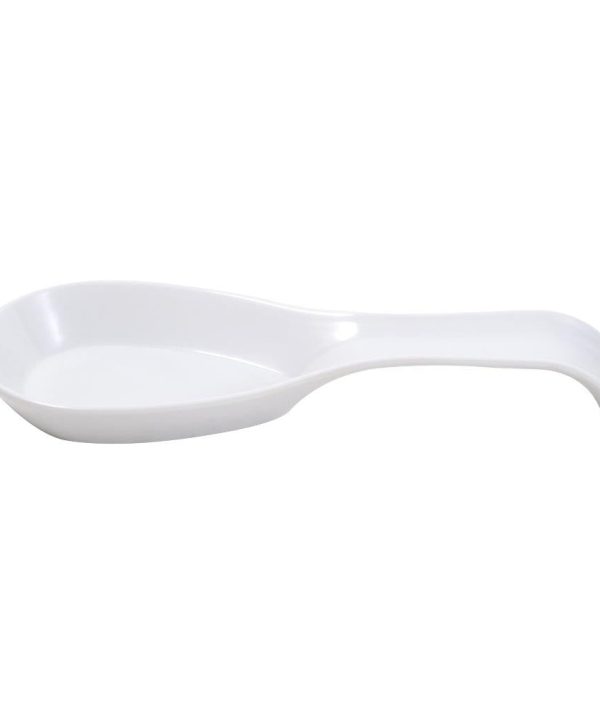 Plain White Melamine Spoon Rest 16.5*10 cm Sast Online