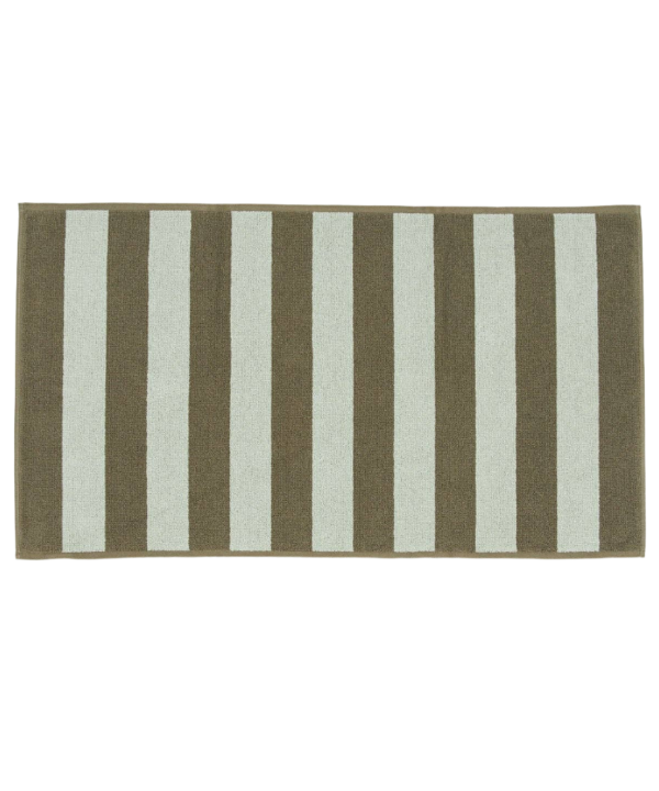 SIMPLE STRIPED TERRY BATH MAT Sale Best Pices