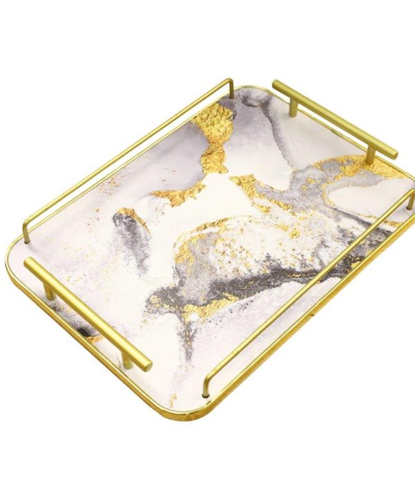 Ramadan Deco Food Tray Rectangle Eid Serving Tray Set of 2 Pcs 31*39/24*33 cm Cheap Footlocker Finishline