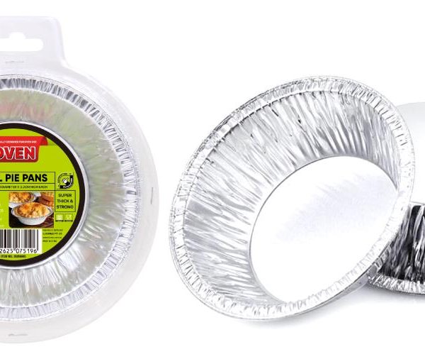 12pk Aluminium Foil Oven Pie Pans 12.5CM x 7.6CM x 3.2CM Cheap Usa Stockist