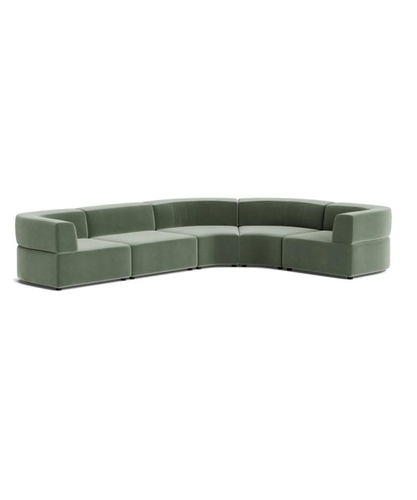 Stretch Angled Corner Sofa - Opal Ocean Looking For Online