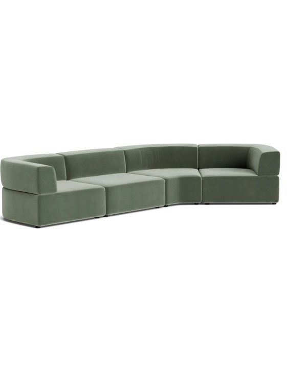Stretch Closed Angle Sofa - Opal Ocean Cheap Sale Huge Surprise