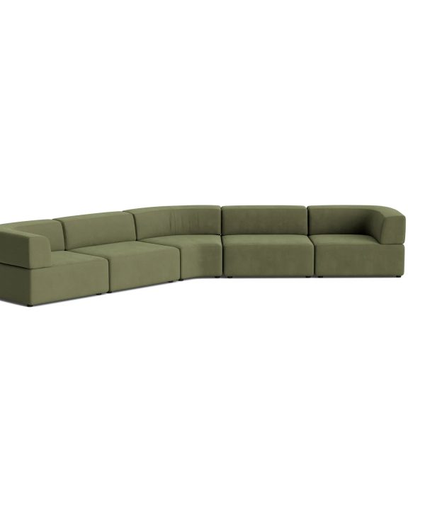 Stretch Large Closed Angle Sofa - Corduroy Forest Discount 2025 Unisex