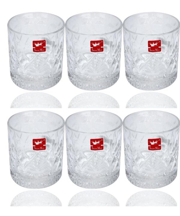 Premium Lead Free Glass Tumblers Set of 6 Pcs 360 ml Pay With Visa Cheap Online