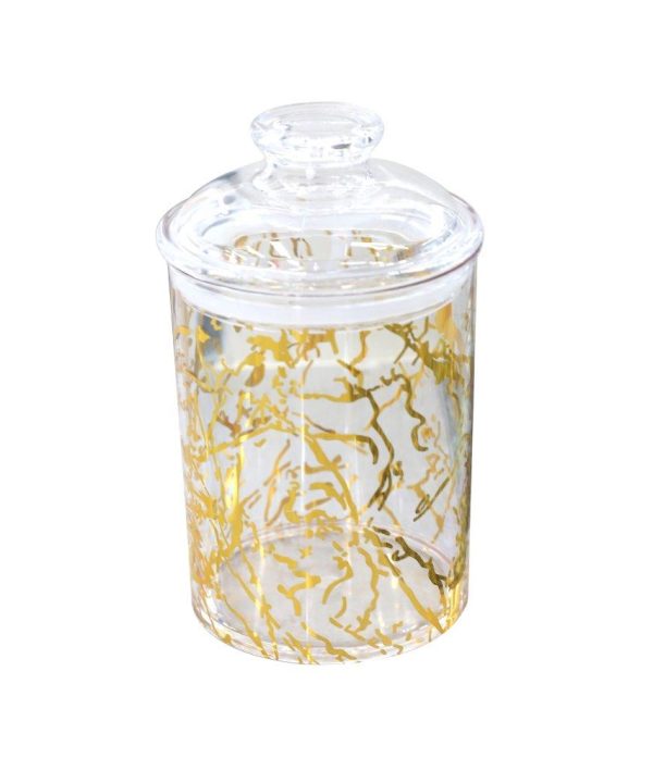 Premium Quality Airtight Acrylic Canister 1 pc 12.8x22.5 cm Clearance 2025 New