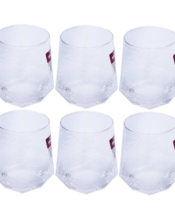 Premium Lead Free Glass Goblet Tumblers Set of 6 Pcs 310 ml 2025 New