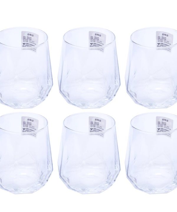 Premium Lead Free Glass Goblet Tumblers Set of 6 Pcs 310 ml Clearance Purchase