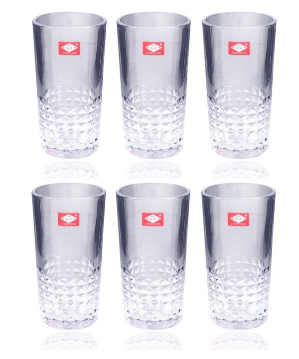 Premium Lead Free Glass Tumblers Set of 6 Pcs 300 ml Buy Cheap Best Store To Get
