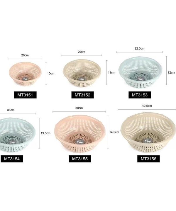 Multipurpose Plastic Fruit and Vegetables Strainer Basket D=41 cm Buy Cheap Huge Surprise