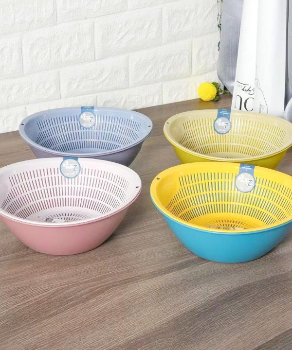 Multipurpose Plastic Fruit and Vegetables Rice Basin Strainer Basket 0.014025 cm Buy Cheap Sast