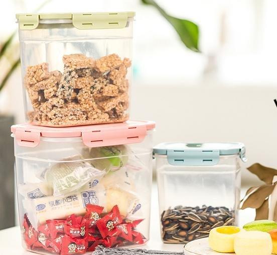 Multipurpose Mixed Colours Plastic Storage Box Food Container Set of 3 Pcs Visit Sale Online