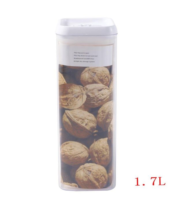 Premium Quality Airtight Acrylic Canister 1.7L 10*10*30 Clearance Marketable