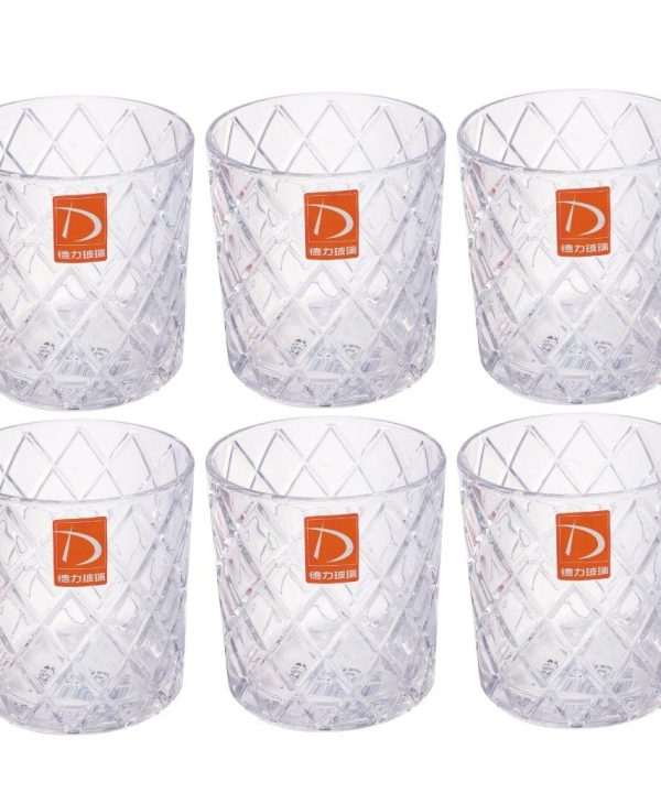 Premium Lead Free Glass Tumblers Set of 6 Pcs 320 ml Finishline
