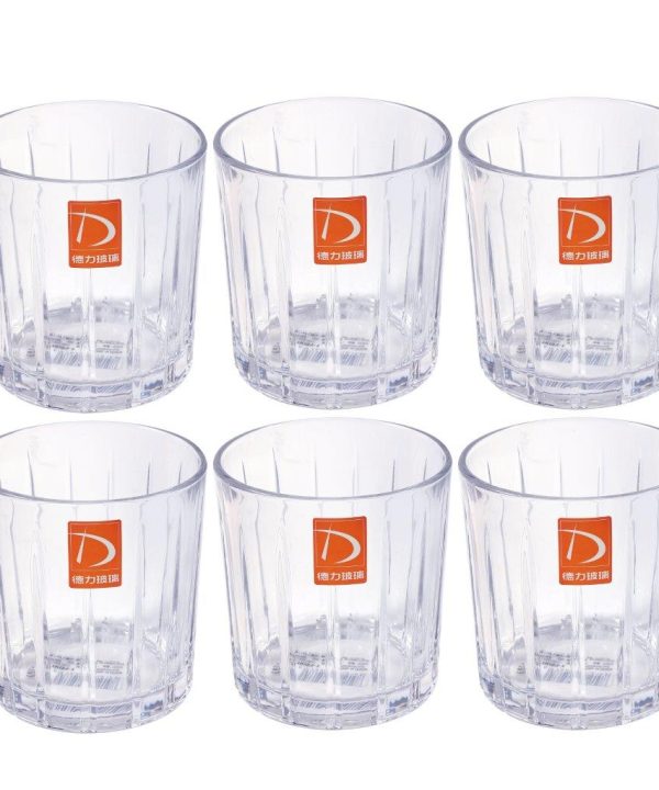 Premium Lead Free Glass Tumblers Set of 6 Pcs Fashionable Cheap Online