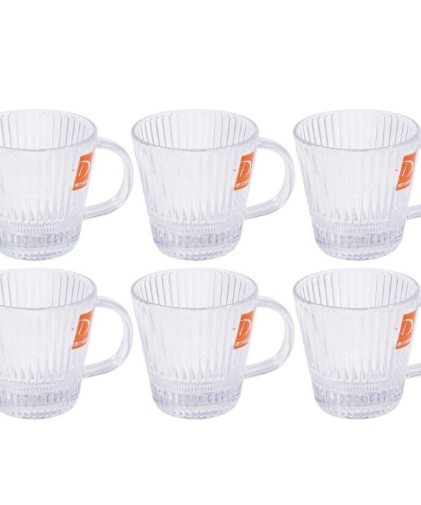 Premium Lead Free Glass Tumblers Set of 6 Pcs 270 ml Clearance Pick A Best