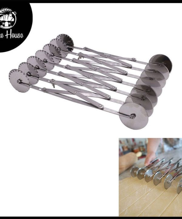 7 Double Sided Wheel Dough Cutter Stainless Steel 2025 New