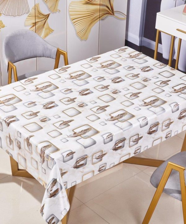 Premium Abstract Design PVC Table Cloth Table Cover Protector 1.37*20 m Clearance Great Deals