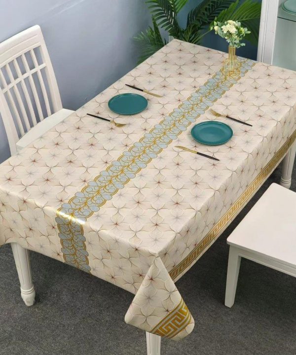 Premium Abstract Design PVC Table Cloth Table Cover Protector 1.37*20 m 2025 Newest Sale Online