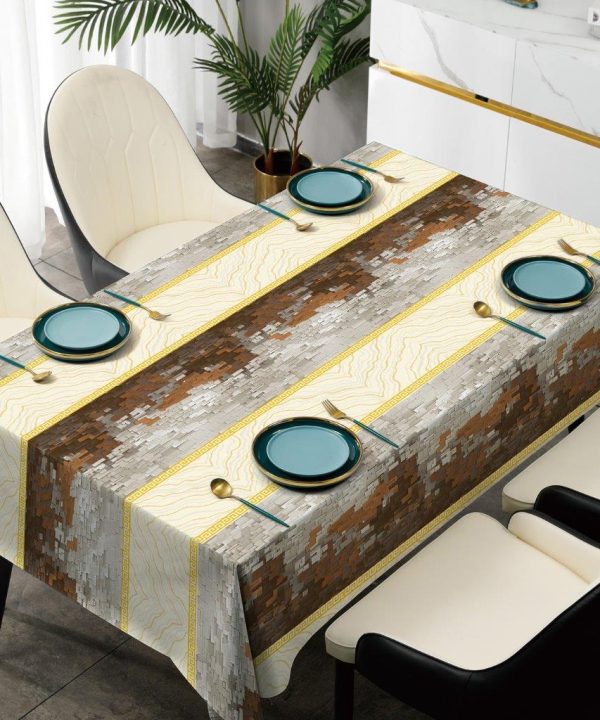 Premium Abstract Design PVC Table Cloth Table Cover Protector 1.37*20 m Under 70 Dollars