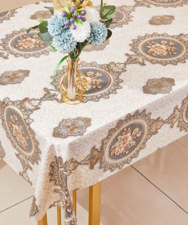 Premium Abstract Design PVC Table Cloth Table Cover Protector 1.37*20 m Newest For Sale