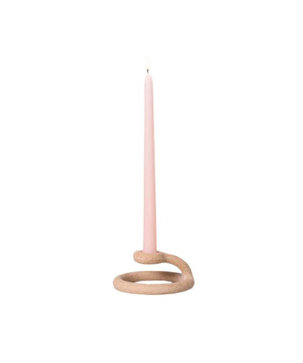 Uni Candlestick, Speckled Outlet Free Shipping Authentic